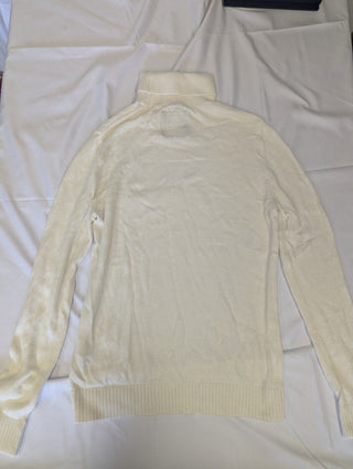 Hollister White Turtle Neck Small