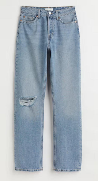 H&M Straight High Jeans - UK10