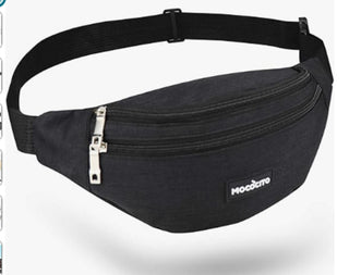 MOCOCITO Bumbags Waist Fanny Pack for Men Women Waterproof - Black - One Size