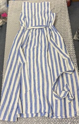 Boden Blue/White Stripe Dress UK14r