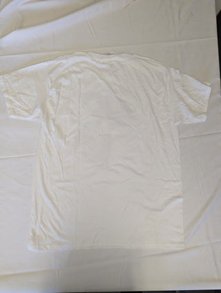 Fruit of the loom white t shirt flowers Medium