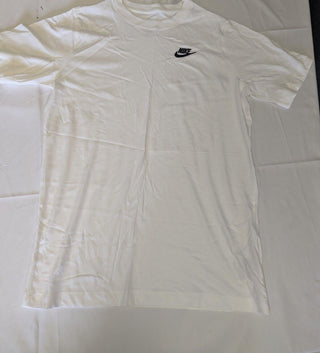 Nike Men's Gym Sports Cotton Tee T-Shirt, XL - Classic White