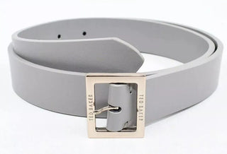 TED BAKER Womens Faux Leather Belt, Light Grey, size XS-S