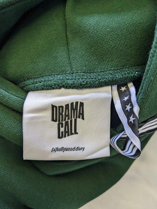 Drama Call Hoodie Green Size Medium