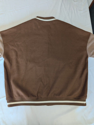 Shein Brown Medium Baseball Jacket