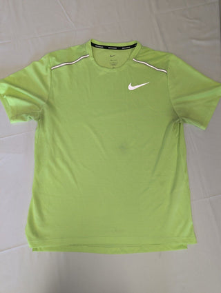 Nike Dri-Fit Medium Lime Green Running Top