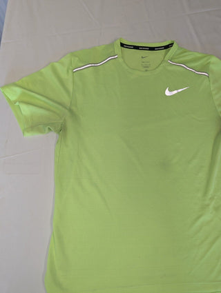 Nike Dri-Fit Medium Lime Green Running Top