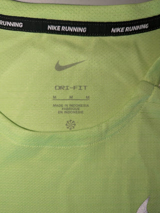 Nike Dri-Fit Medium Lime Green Running Top