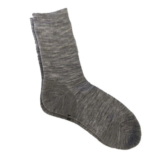 Facool Looser Rib Socks Grey Size Medium - Pack of 3