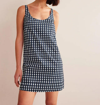 Boden Scoop Neck Shift Dress UK14R