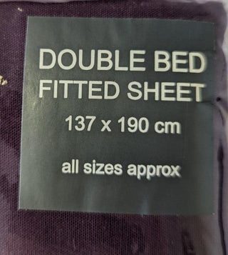 Northern Luxe Double Bed Sheet - Purple - 137cm X 190cm