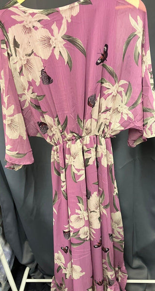 urban touch Floral Print Long Sleeve Dress Size 16