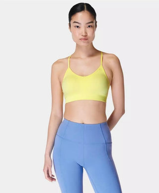 Sweaty Betty Spirit Awakened Yoga Bra Waterlily-Yellow XS