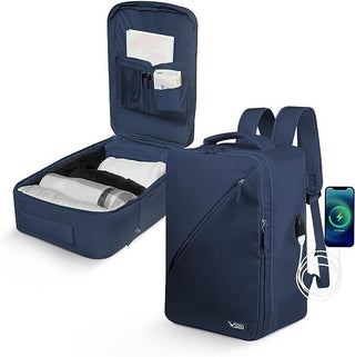 LUGG Unisex  Luggage Carry-On Luggage - Navy Blue