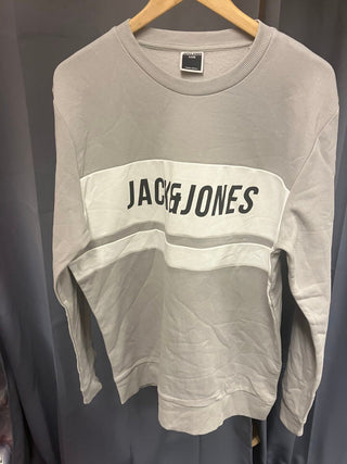 jack jones core grey sweatshirt XL