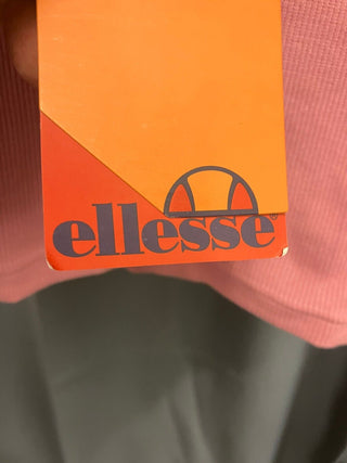 Ellesse  Pink Long-Sleeve Crop T-Shirt Size 6