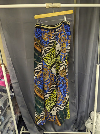 River Island Patchwork Floral Maxi Skirt 16