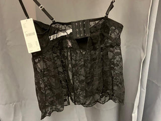 Urban Outfitters - NEW - Chantelle Lace  Corset Top - Black - Medium