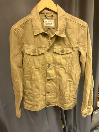 Pull & Bear beige denim jacket size M