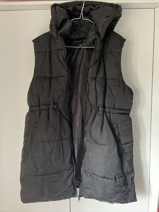 In The Style Black Gilet Jacket Size 10