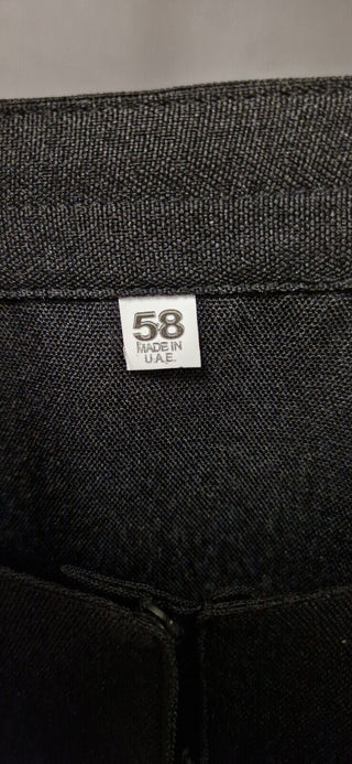 Black Jilbab - Sized 58