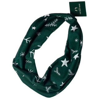 Body Shop Green Headband Angels Garlands Hair Styling Stars Christmas Festive