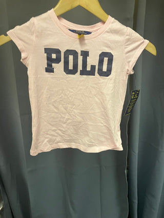 Raplh lauren polo kids pink tee 5yrs