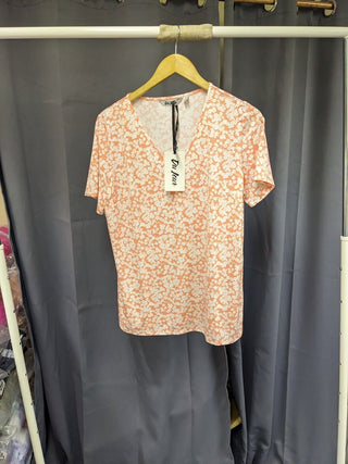 Du Jour V-Neck Blouse Floral M