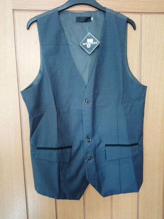 Whatlees Grey Waistcoat