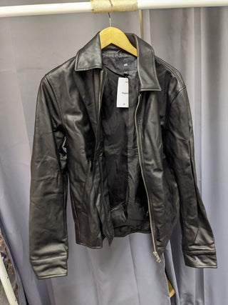 H&M Intimidate Leather Jacket Black S