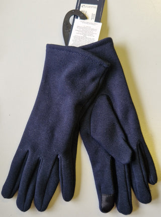 M&S Touchscreen Navy Gloves Size: M