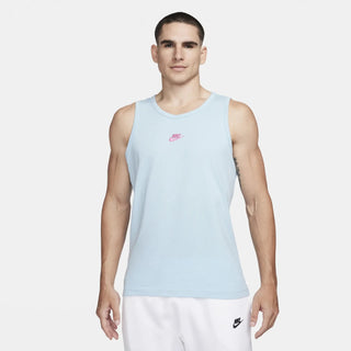 Nike Sportswear Men's Tank Top - Blue Small