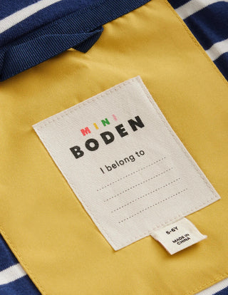 Boden - Waterproof Fisherman's Jacket - Yellow - 12-18 Month