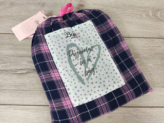 Boux Avenue PJ in a bag set Navy Check 14