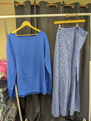 Curvewow PJ set Blue 2XL