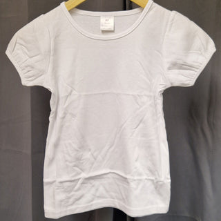 KJ Blanks Kids White T Shirt - Size 8T - *See Photos for Size Chart*