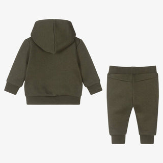 Hugo Boss Boys Logo Tracksuit - Green  2 years