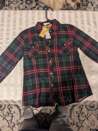 Jiang Yi Xuan Flannel Shirt XL