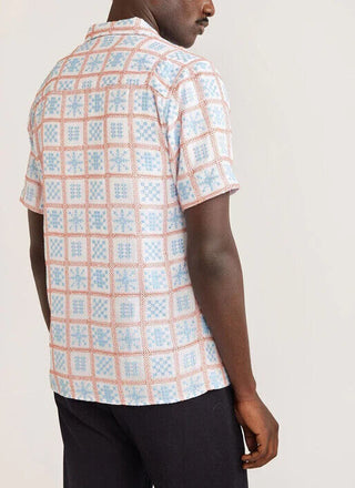 Percival Nouveau Tile Cuban Shirt - XL