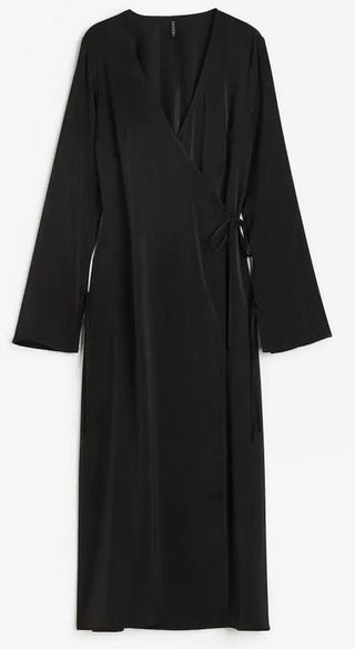 H&M Satin wrap dress - XL