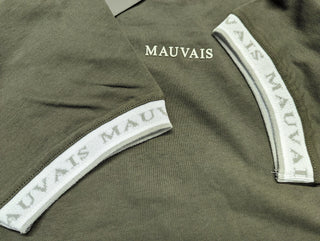 Mauvais Taped Tee With Badge - Khaki Small