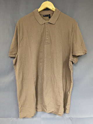 ASOS DESIGN polo - Brown 2XL