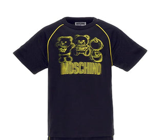 Moschino Boys T-shirt Teddy Print - Black 4years