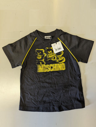 Moschino Boys T-shirt Teddy Print - Black 4years