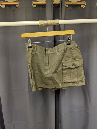 Khaki Skirt M short length mini