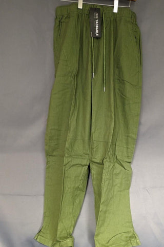 Yaobaole Men's Casual Green Trousers XS