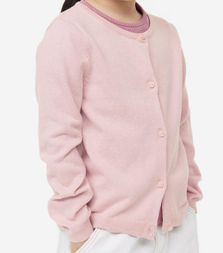 H&M Kids Fine-knit cotton cardigan - Pink 4-6 Years