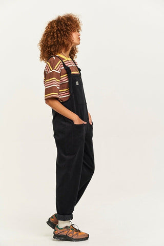 Yuk and Yak Original Dungaree: ORGANIC CORDUROY - Black 12R