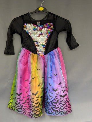 TU Sequin Dress Black and Multicoloured 5-6 Years