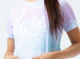 HYPE PASTEL CLOUD GIRLS CROP T-SHIRT - 16 Yrs